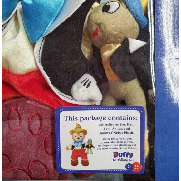 Disney Pinocchio Costume Doll Clothes for Duffy the Disney Bear on 15" Plush - Picture 3 of 3